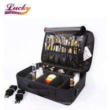 Hand Makeup Bag Adjustable Multifunction  3 Layer Travel Makeup Bag